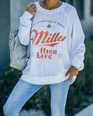 Miller High Life Relaxed Cotton Blend Pullover Ins Street