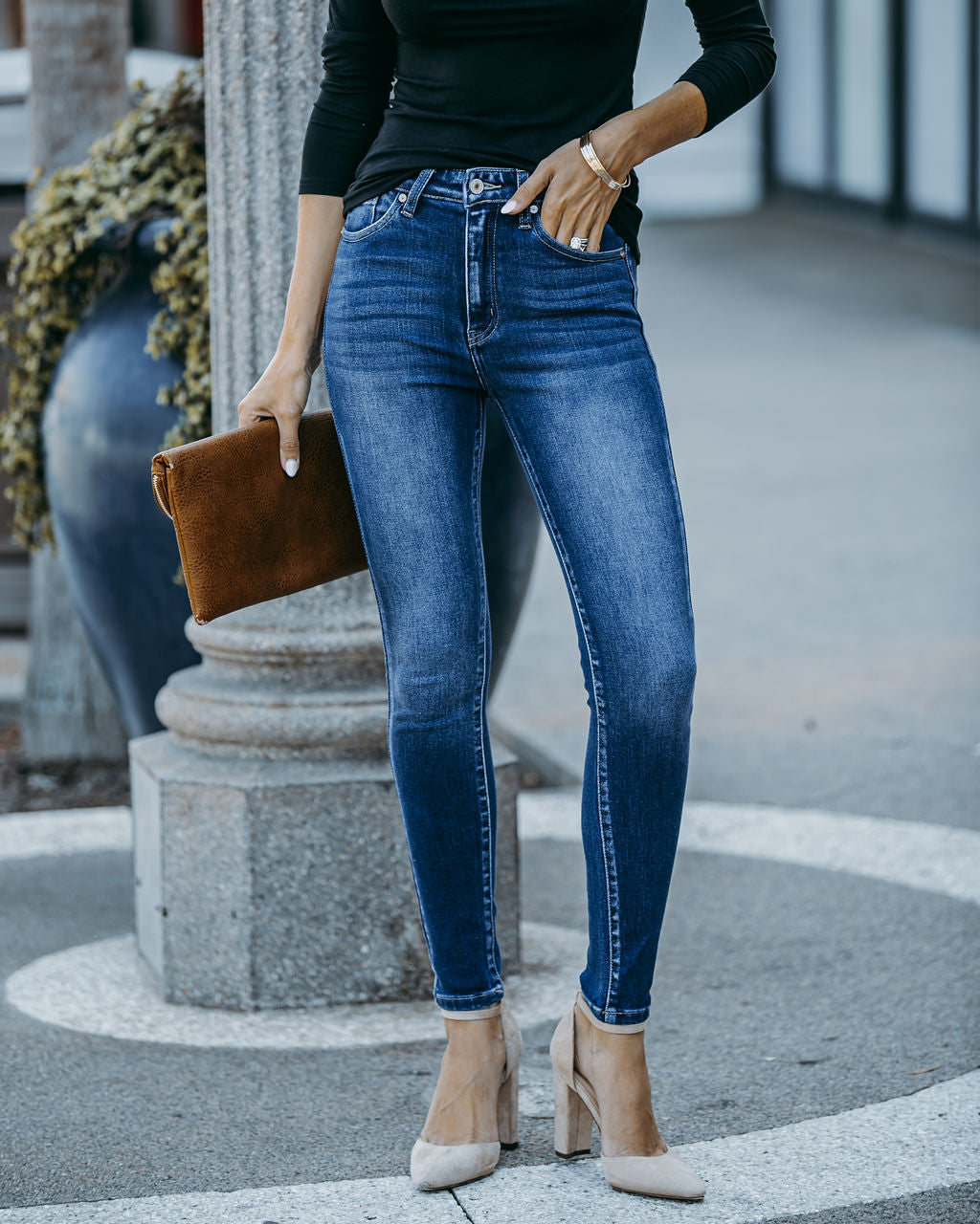 Jenna High Rise Skinny - FINAL SALE Ins Street