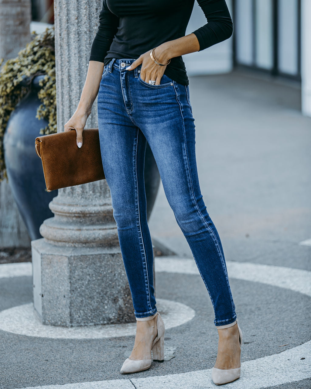 Jenna High Rise Skinny - FINAL SALE Ins Street