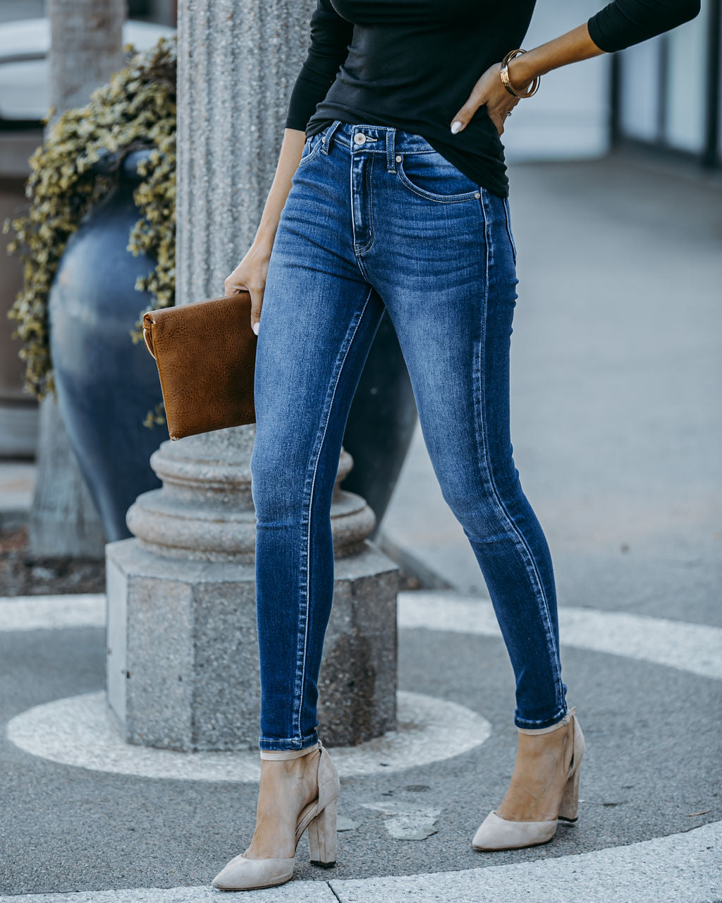 Jenna High Rise Skinny - FINAL SALE Ins Street