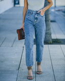 Carlotta High Rise Vintage Mom Jeans Ins Street