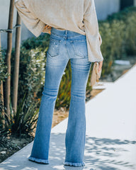 Jolie High Rise Distressed Flare Denim - FINAL SALE Ins Street