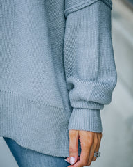 Dariel Relaxed Knit Sweater - Grey - FINAL SALE NEWB-001