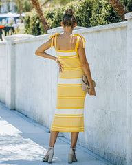 Ava Striped Knit Midi Dress - FINAL SALE InsStreet