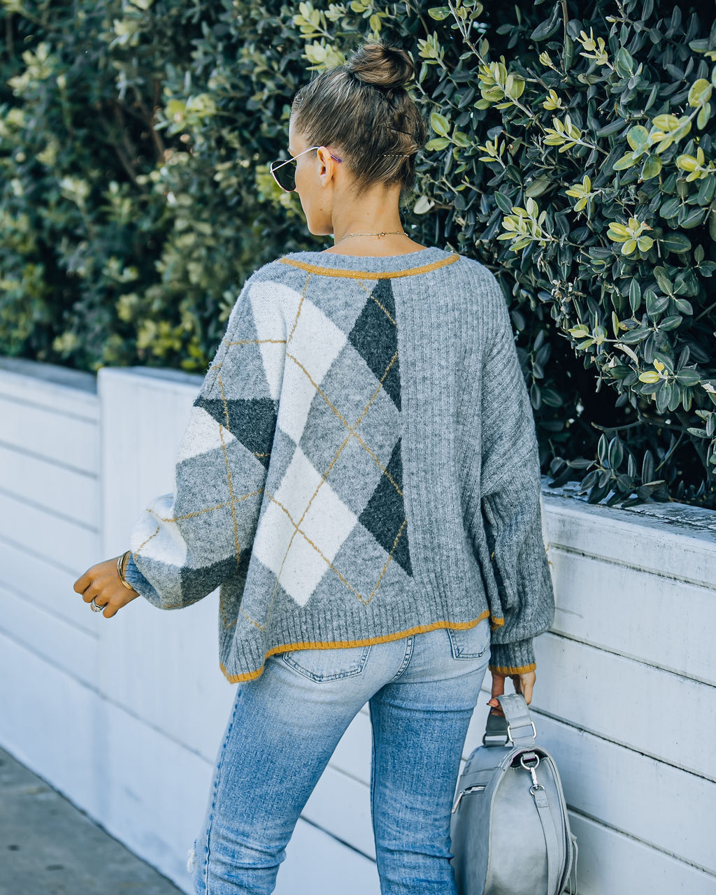 Bernardo Argyle Knit Sweater - FINAL SALE InsStreet