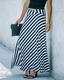 Brina Striped Knit Maxi Skirt - FINAL SALE Ins Street