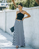 Brina Striped Knit Maxi Skirt - FINAL SALE