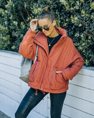 Cassian Pocketed Quilted Puffer Jacket - Ginger - FINAL SALE Ins Street