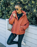 Cassian Pocketed Quilted Puffer Jacket - Ginger - FINAL SALE Ins Street