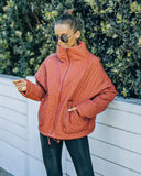 Cassian Pocketed Quilted Puffer Jacket - Ginger - FINAL SALE Ins Street