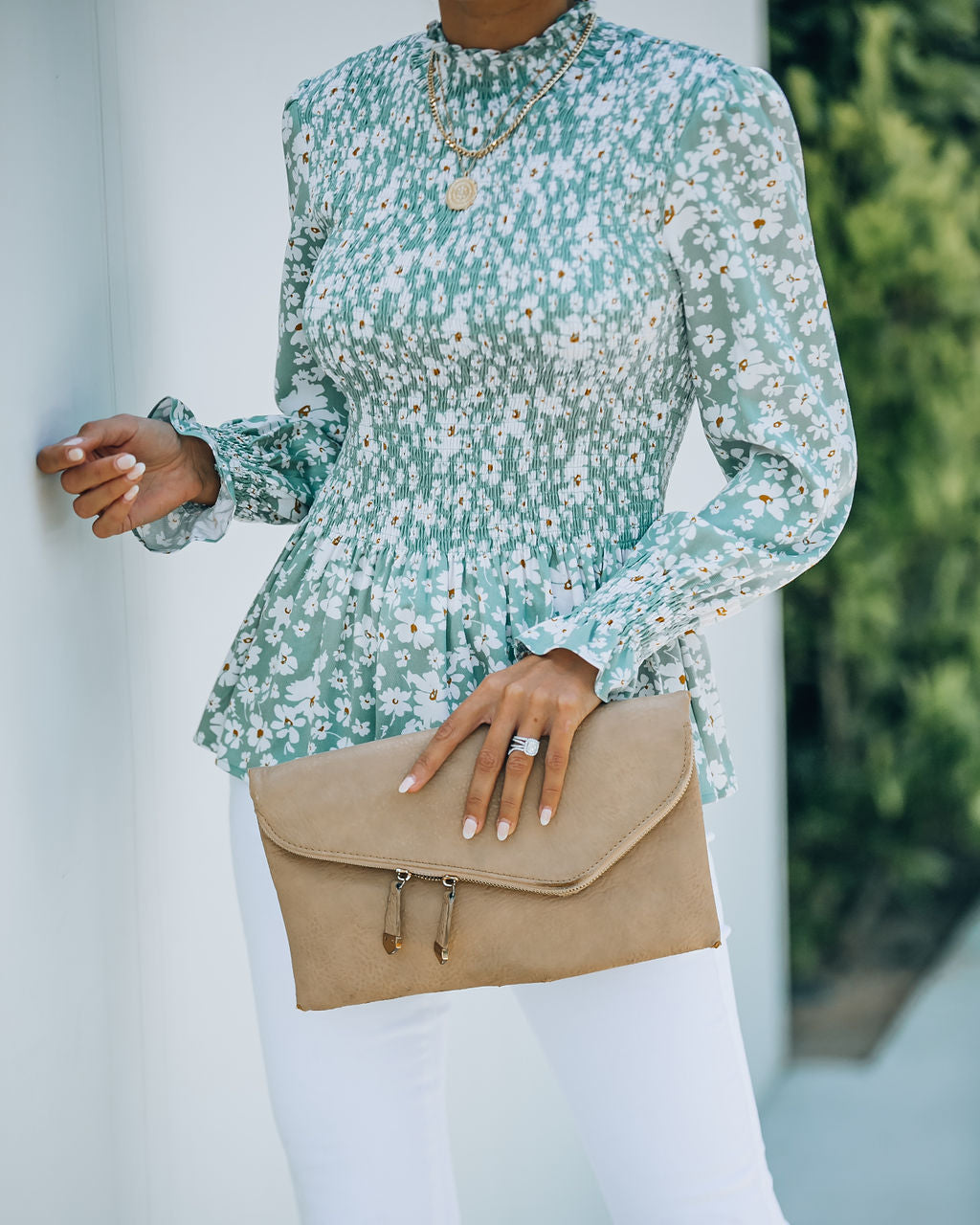 Hughie Floral Smocked Top Ins Street