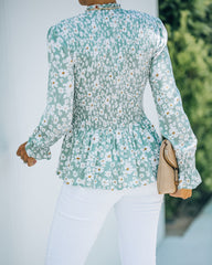 Hughie Floral Smocked Top Ins Street