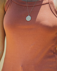 Bronzer Cotton Tank - Rust - FINAL SALE Ins Street