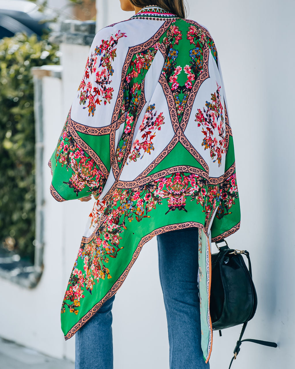 Fitzpatrick Floral Printed Kimono Ins Street