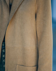 Vancouver Pocketed Coat - Tan - FINAL SALE DRES-001