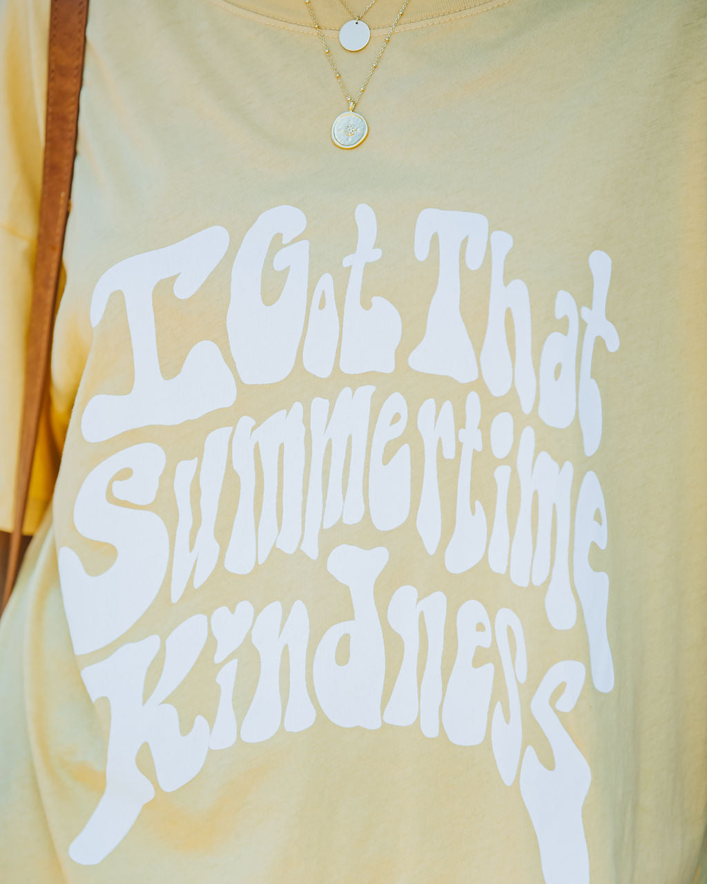 I Got That Summertime Kindness Cotton Tee - FINAL SALE Ins Street