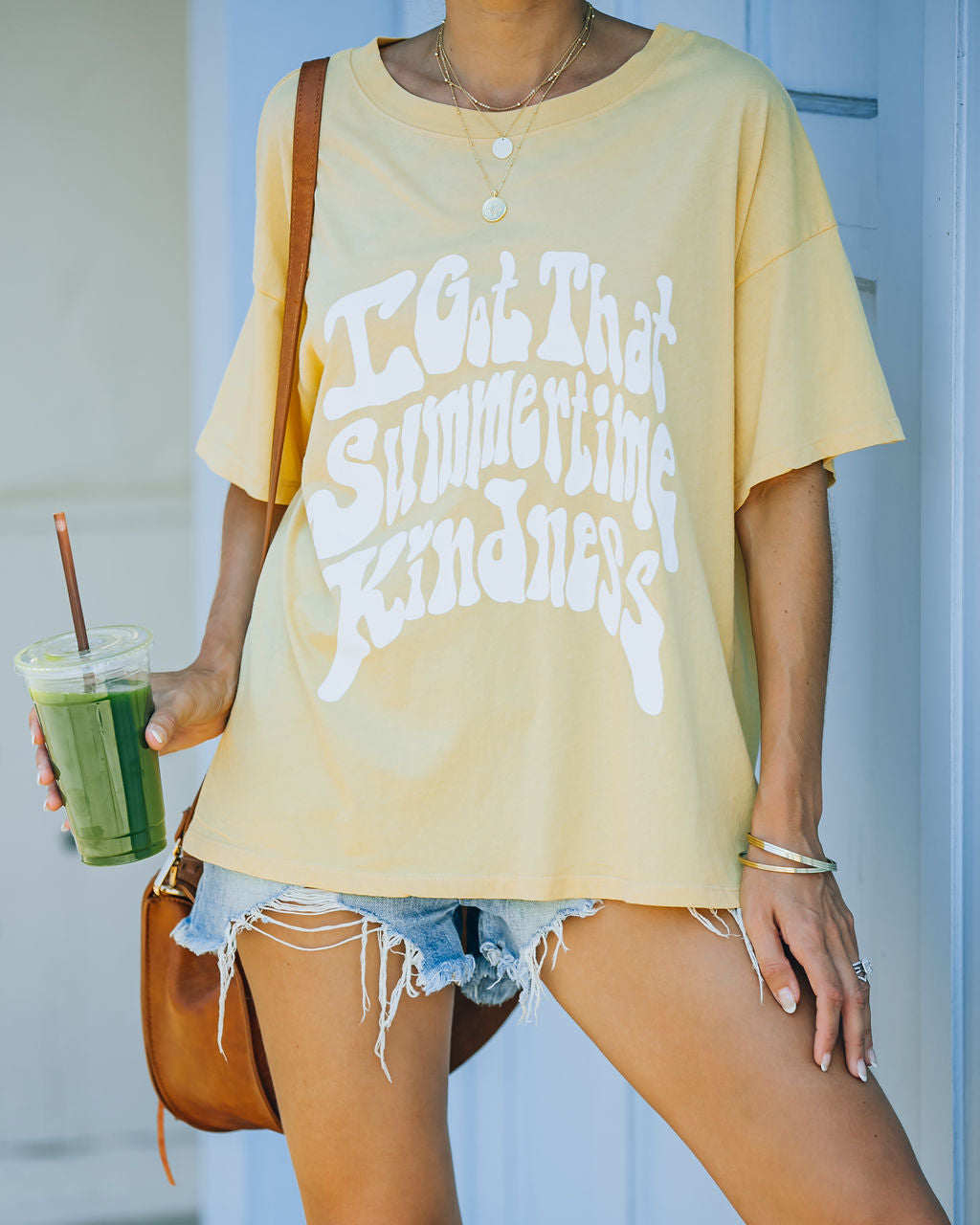 I Got That Summertime Kindness Cotton Tee - FINAL SALE Ins Street