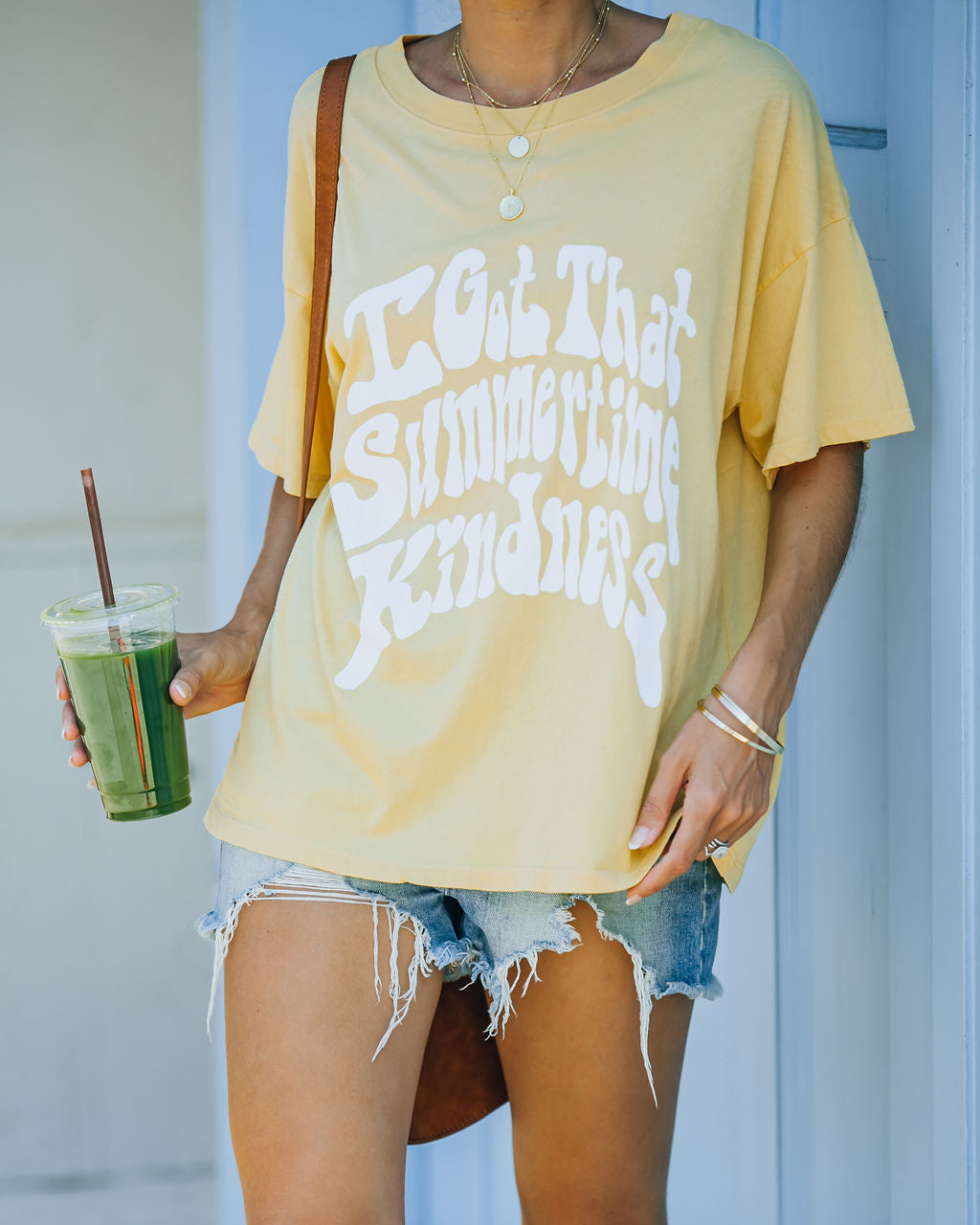 I Got That Summertime Kindness Cotton Tee - FINAL SALE Ins Street