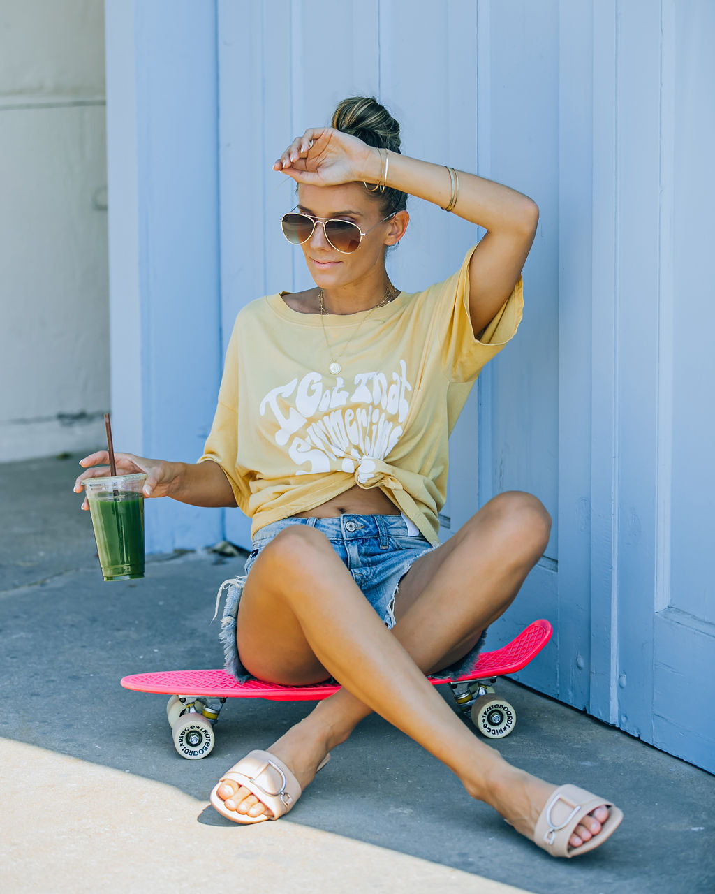 I Got That Summertime Kindness Cotton Tee - FINAL SALE Ins Street