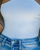 Peoria One Shoulder Knit Bodysuit - White Ins Street