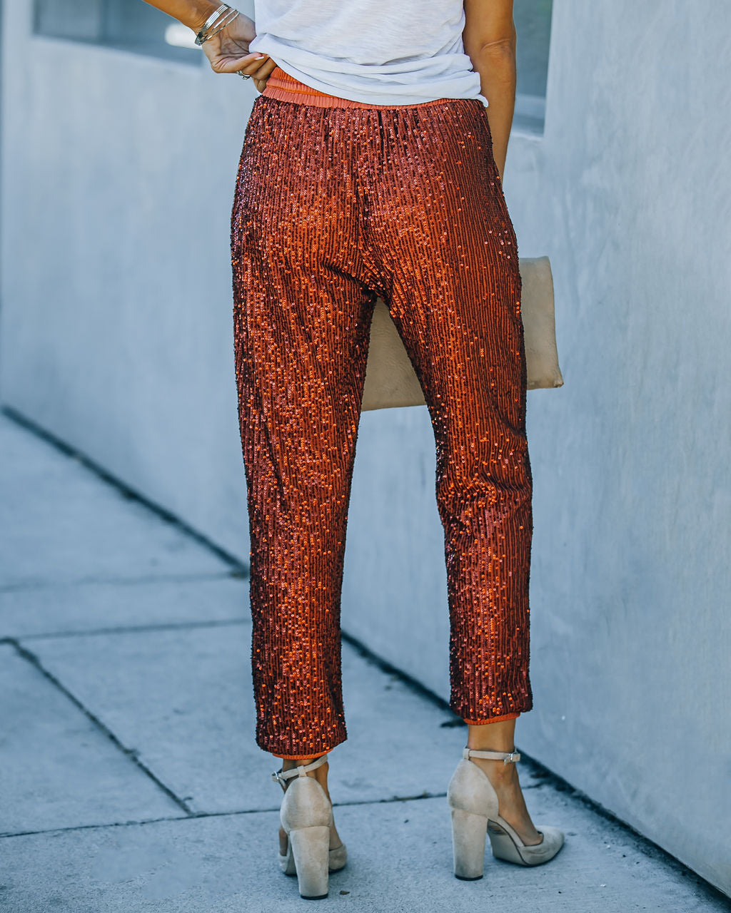 Attention Seeking Sequin Joggers InsStreet