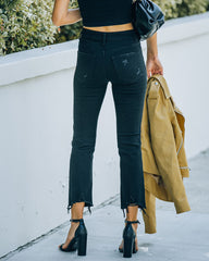 Sharma High Rise Distressed Denim Ins Street