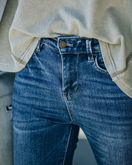 Maple High Rise Bell Bottom Denim Ins Street