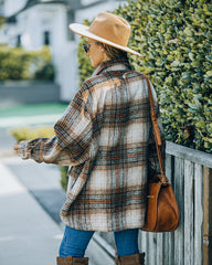 Worcester Pocketed Plaid Shacket Ins Street