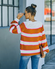 Jamila Striped Knit Sweater Ins Street