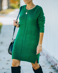 Smoky Mountain Sweater Dress - Green Ins Street