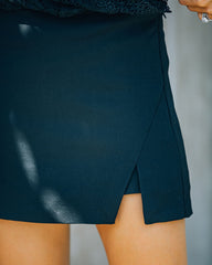 Coronado Cotton Blend Mini Skort - Black ENDL-001