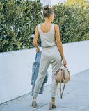 Quincy Pocketed Knit Jumpsuit - Beige - FINAL SALE Ins Street
