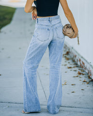 Nia High Rise 90'S Flare Denim Ins Street