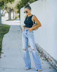 Nia High Rise 90'S Flare Denim Ins Street