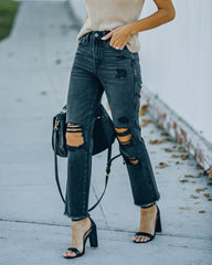 Carmen-High-Rise-Distressed-Straight-Leg-Denim Ins-Street