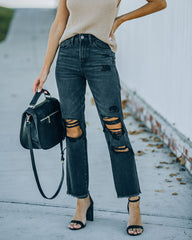 Carmen-High-Rise-Distressed-Straight-Leg-Denim Ins-Street