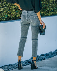 Victoria High Rise Straight Leg Denim Ins Street