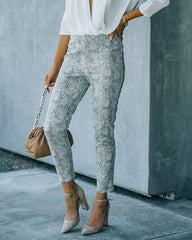 Angie High Rise Python Legging - FINAL SALE SKIE-001