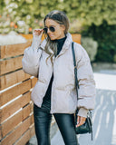 Alina Pocketed Puffer Jacket - Natural - FINAL SALE ALL-001