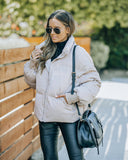 Alina Pocketed Puffer Jacket - Natural - FINAL SALE ALL-001