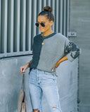 Durgan Distressed Colorblock Knit Camo Sweater Ins Street