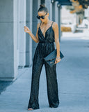 Starry Night Sequin Jumpsuit - Black Ins Street