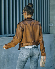 Ride At Dawn Pocketed Vintage Moto Jacket - FINAL SALE Ins Street