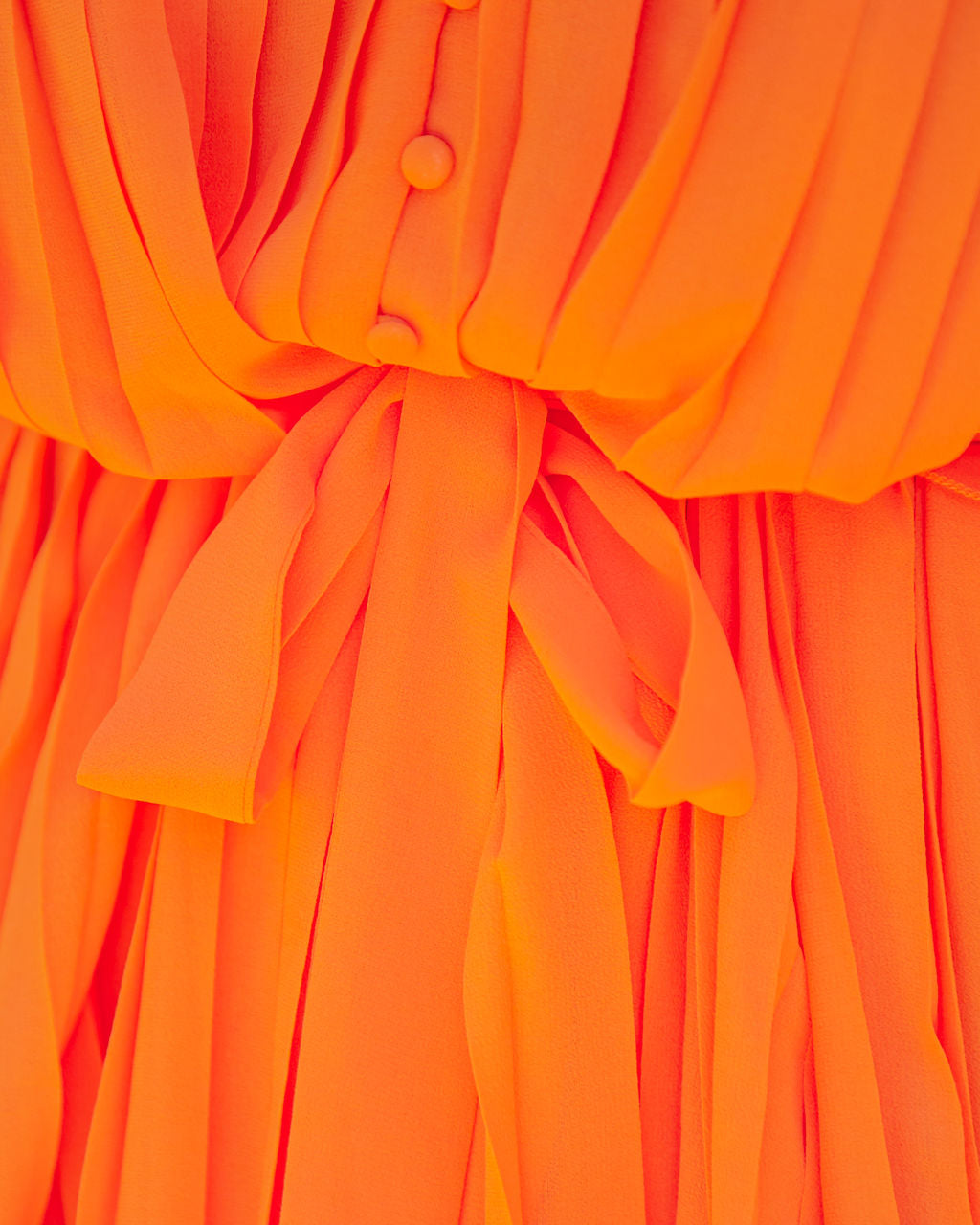 Found Love Pleated Romper - Orange Ins Street