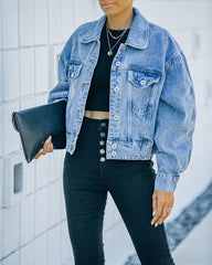 High Road Cropped Denim Jacket - FINAL SALE Ins Street