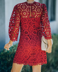 Cecily Crochet Shift Dress - FINAL SALE Ins Street