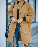 Cherished Pocketed Faux Leather Teddy Coat Ins Street