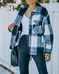 Rainfall Pocketed Plaid Shacket - FINAL SALE Ins Street