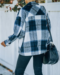 Rainfall Pocketed Plaid Shacket - FINAL SALE Ins Street