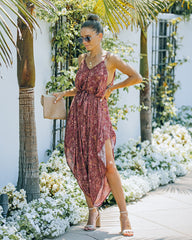 Wynn Printed Asymmetrical Jumpsuit Ins Street